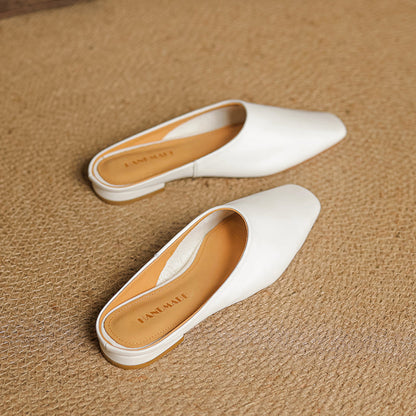 Sienna Leather Mules