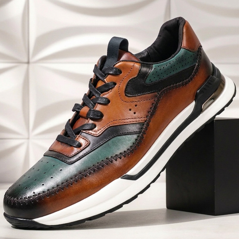 Harlow Burnished Luxury Trainer