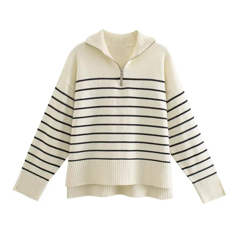 Laro Striped Knit Sweater