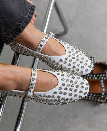 Naira Studded Ballet Flats