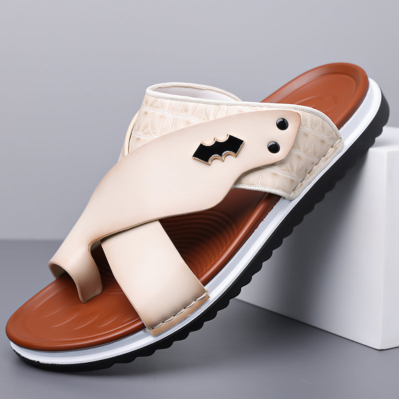 Milo Leather Slides