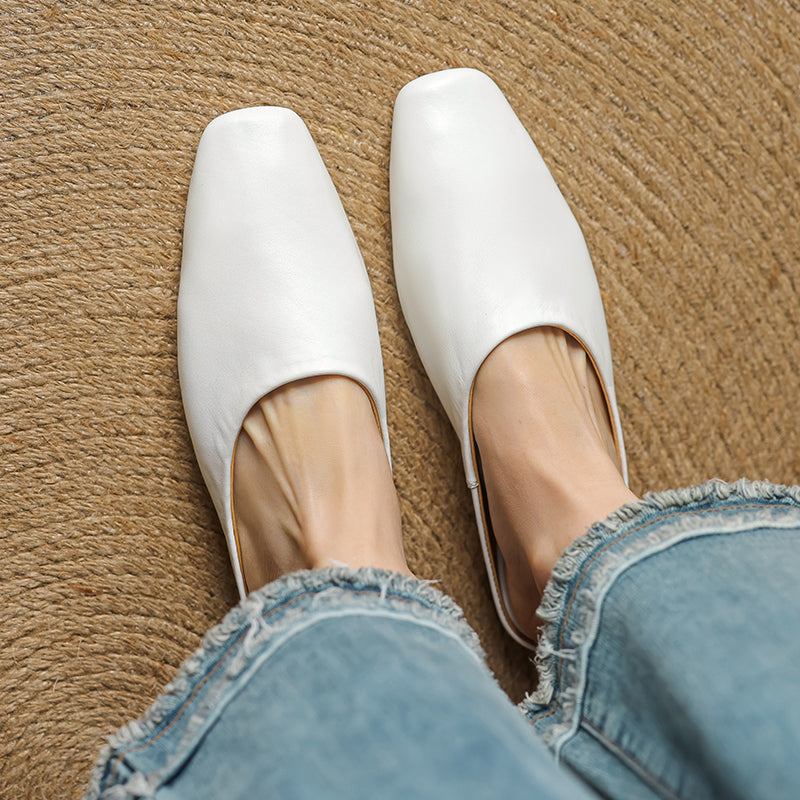Sienna Leather Mules