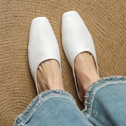 Sienna Leather Mules