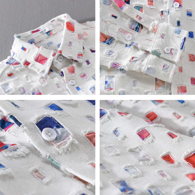 Aiden Mosaic Print Shirt