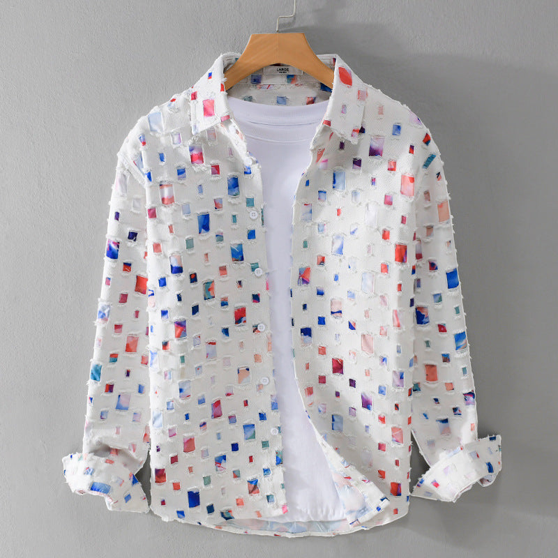 Aiden Mosaic Print Shirt