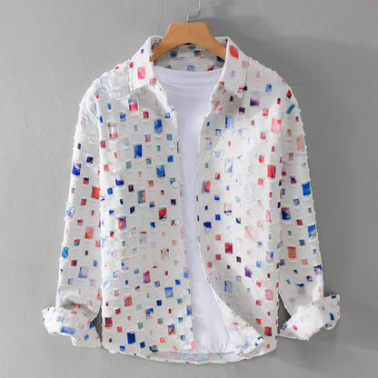 Aiden Mosaic Print Shirt