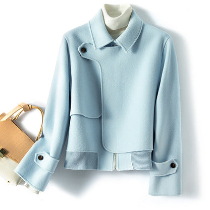 Noria Asymmetrical Wool Jacket