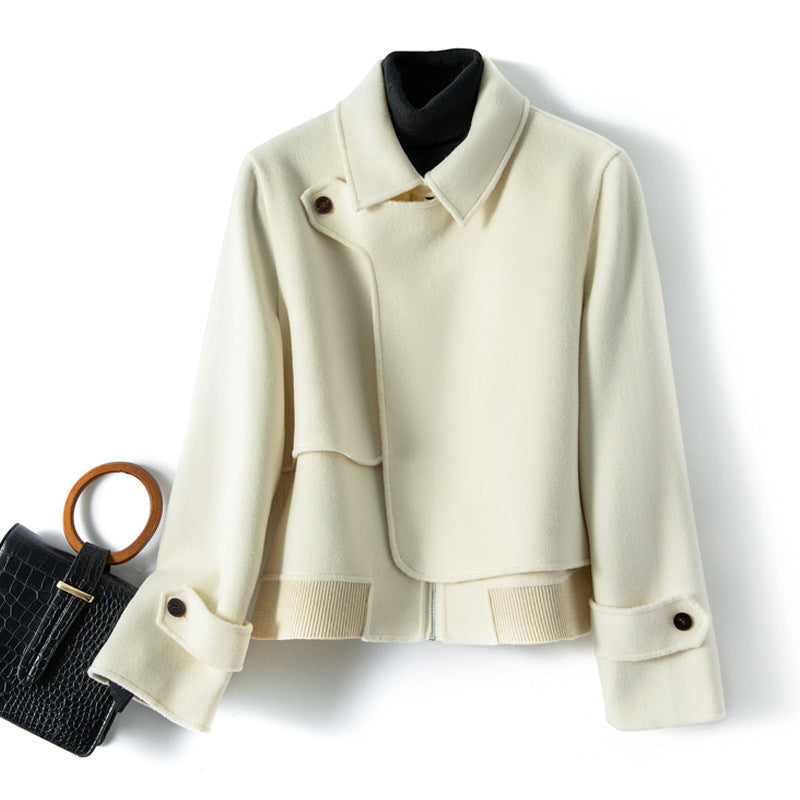 Noria Asymmetrical Wool Jacket