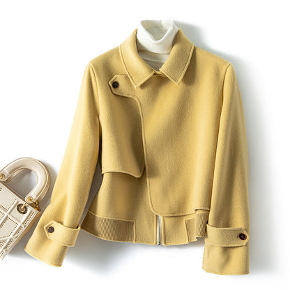 Noria Asymmetrical Wool Jacket