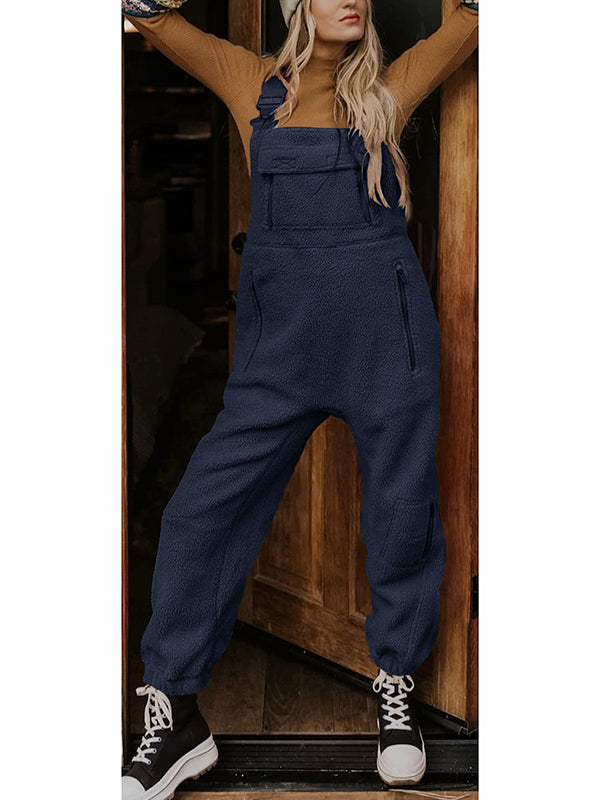 Lark Fleece Utility Overalls