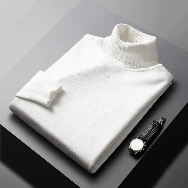 Maxwell Merino Cashmere Turtleneck