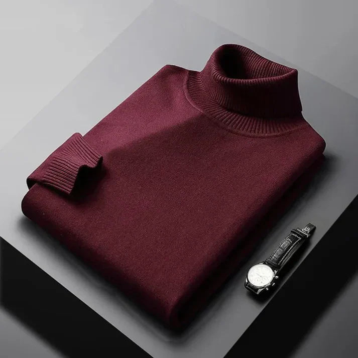 Maxwell Merino Cashmere Turtleneck