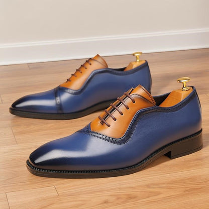 Beckett Two-Tone Leather Oxford