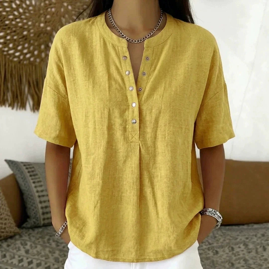 Eliana Linen  Blouse