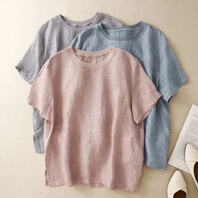 Cleo Relaxed Linen Tee