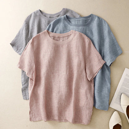 Cleo Relaxed Linen Tee