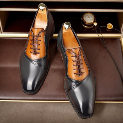 Beckett Two-Tone Leather Oxford