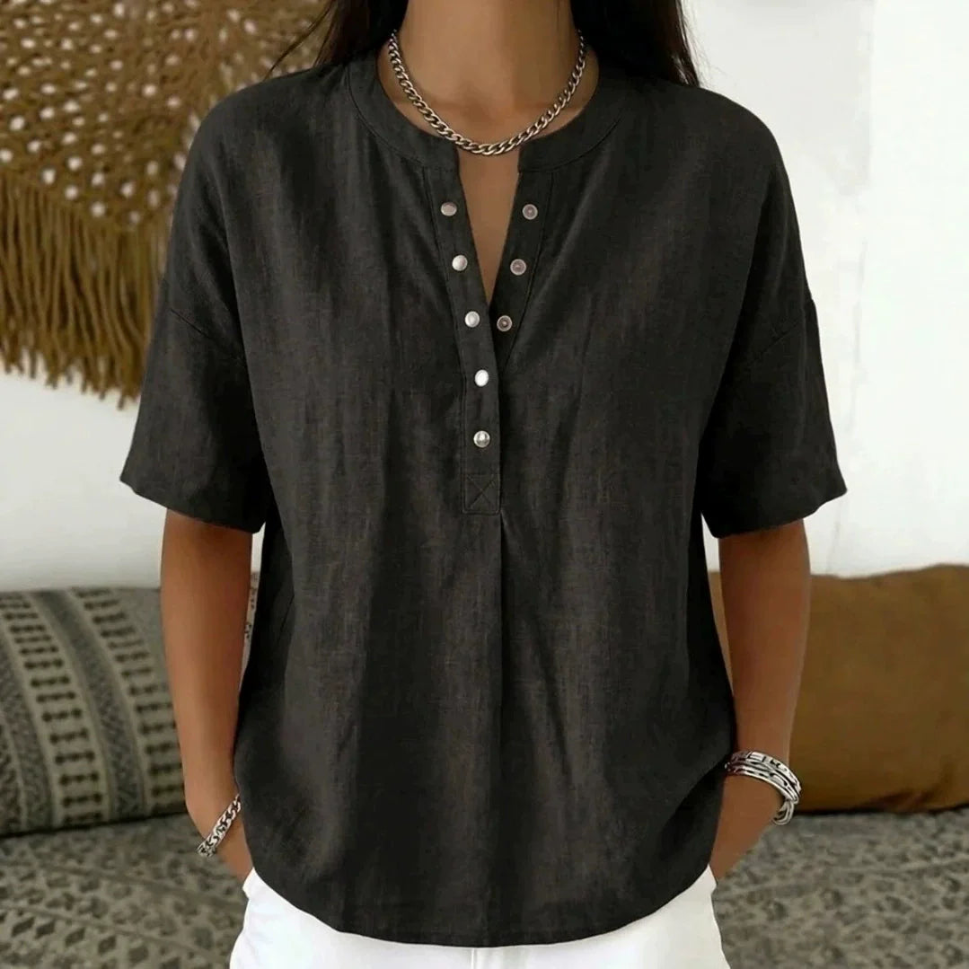 Eliana Linen  Blouse