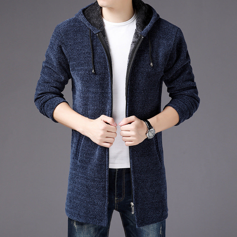 Henry Knit Cotton Hoodie