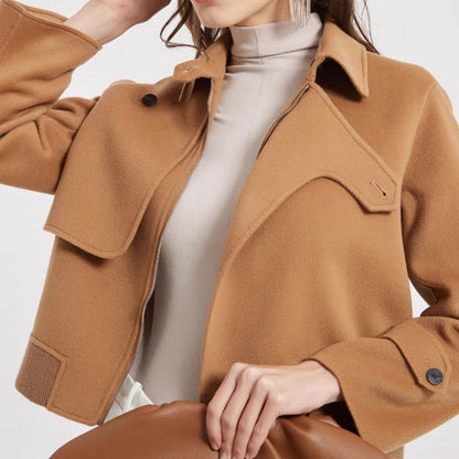 Noria Asymmetrical Wool Jacket