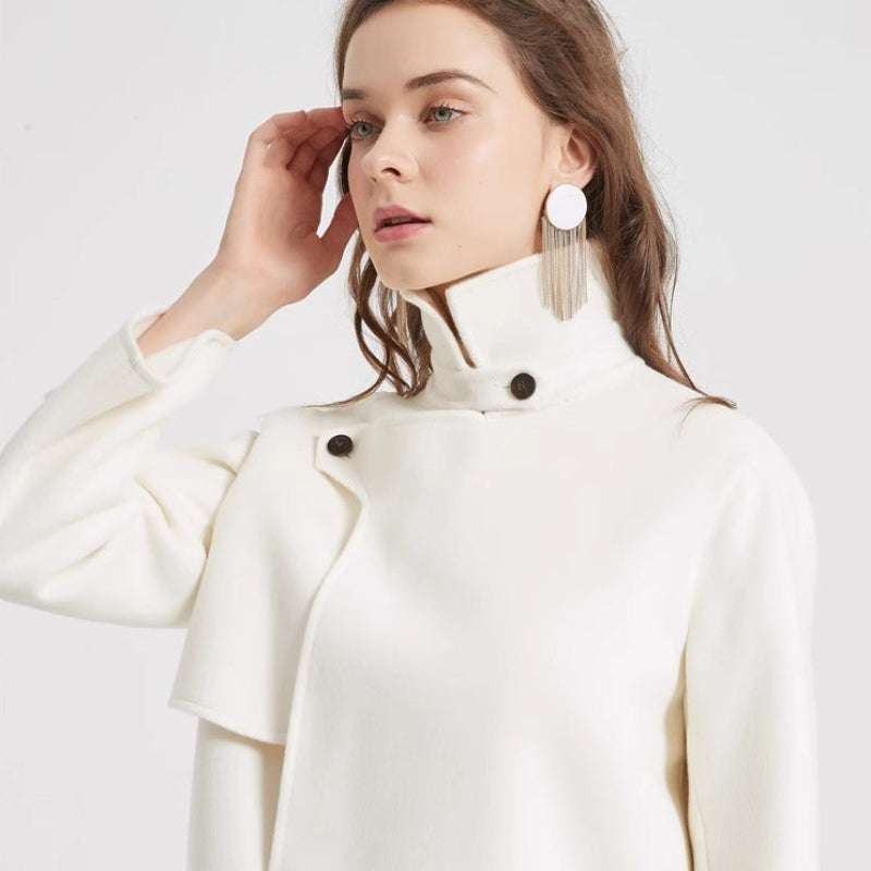 Noria Asymmetrical Wool Jacket