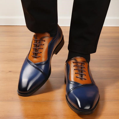 Beckett Two-Tone Leather Oxford