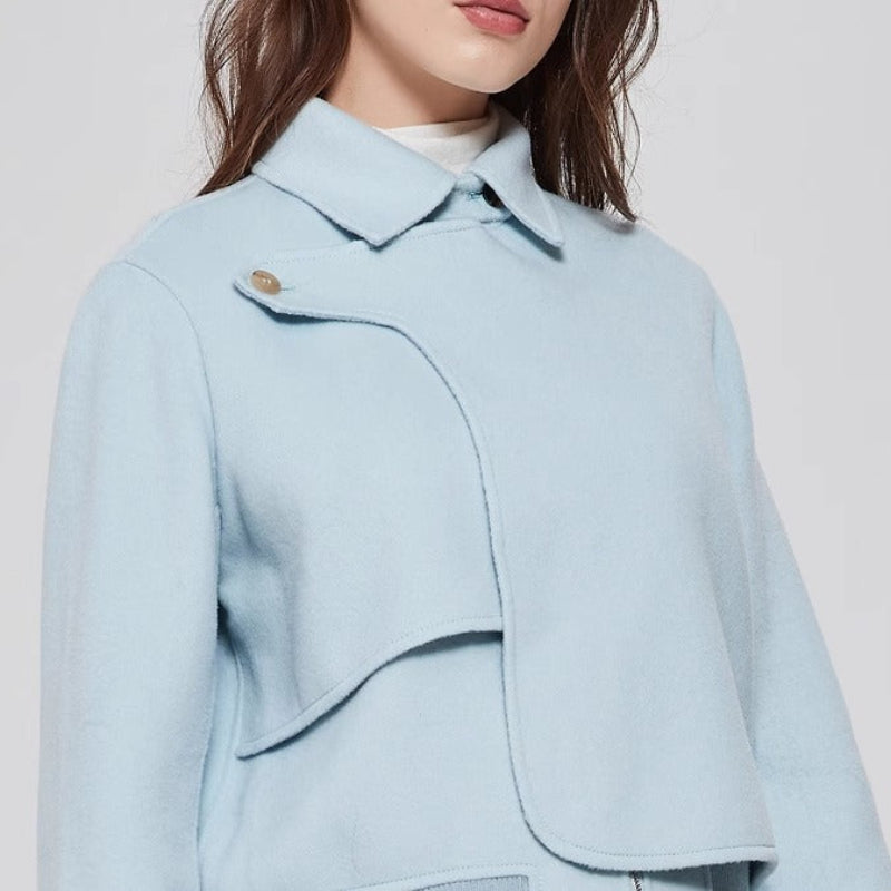 Noria Asymmetrical Wool Jacket