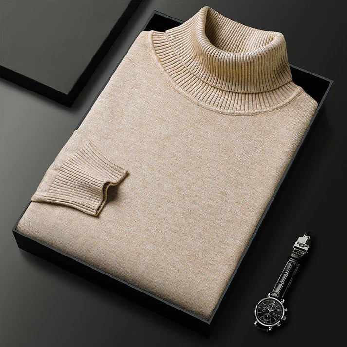 Maxwell Merino Cashmere Turtleneck