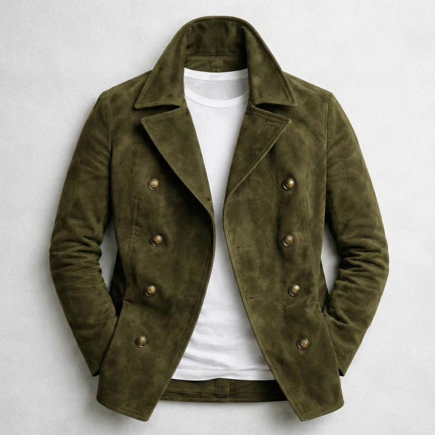 Liam Double Breasted Pea Coat