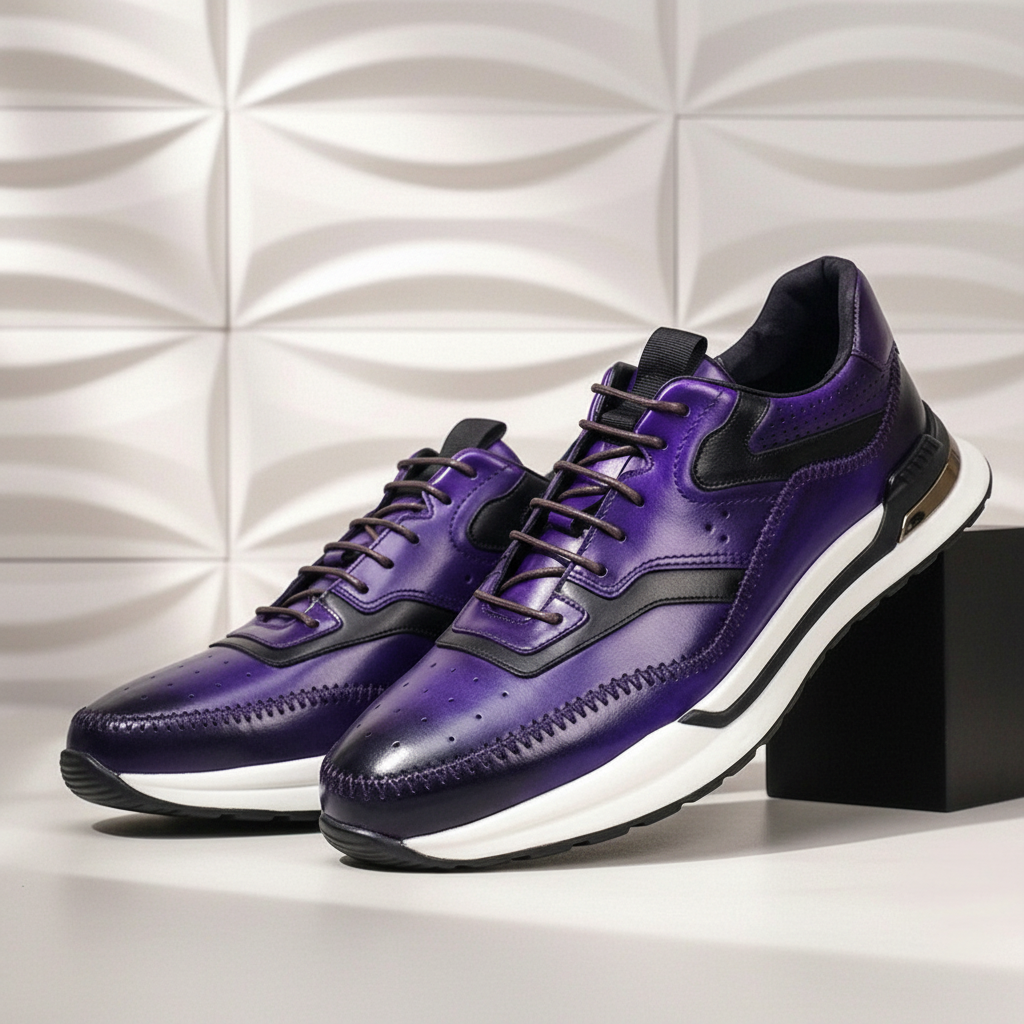 Harlow Burnished Luxury Trainer