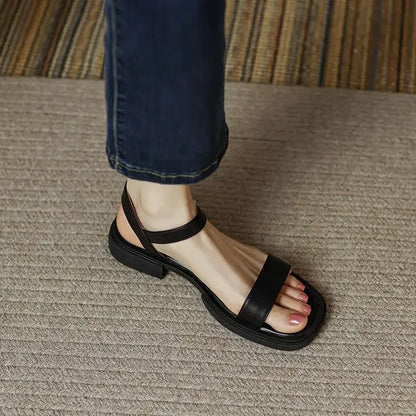 Aria Low Heel Sandals