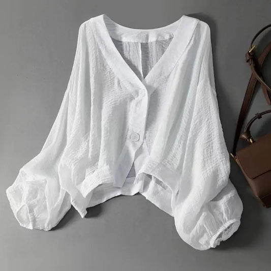 Genevieve Linen Blouse