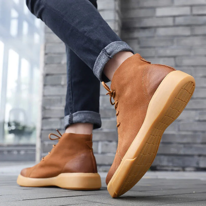 Halden Leather Ankle Boots