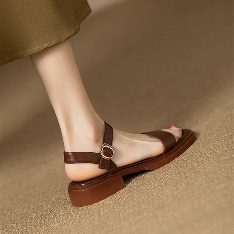 Aria Low Heel Sandals