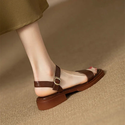 Aria Low Heel Sandals