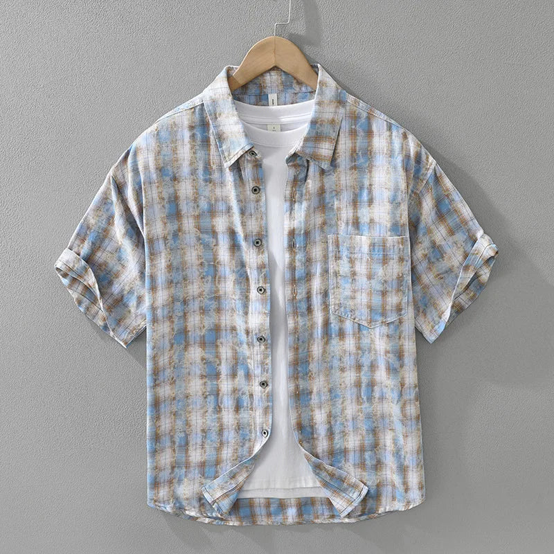 Bradley Checked Cotton Shirt