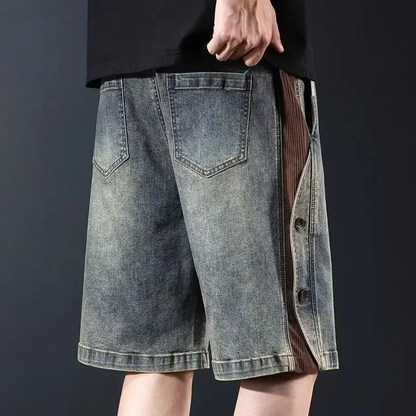 Sawyer Retro Denim Shorts