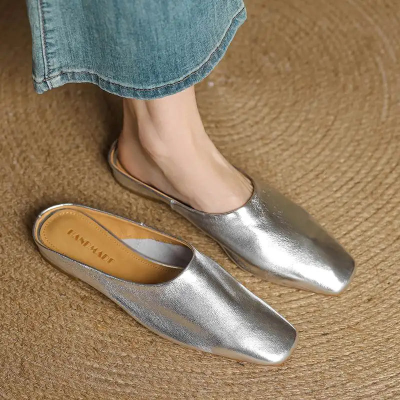 Sienna Leather Mules