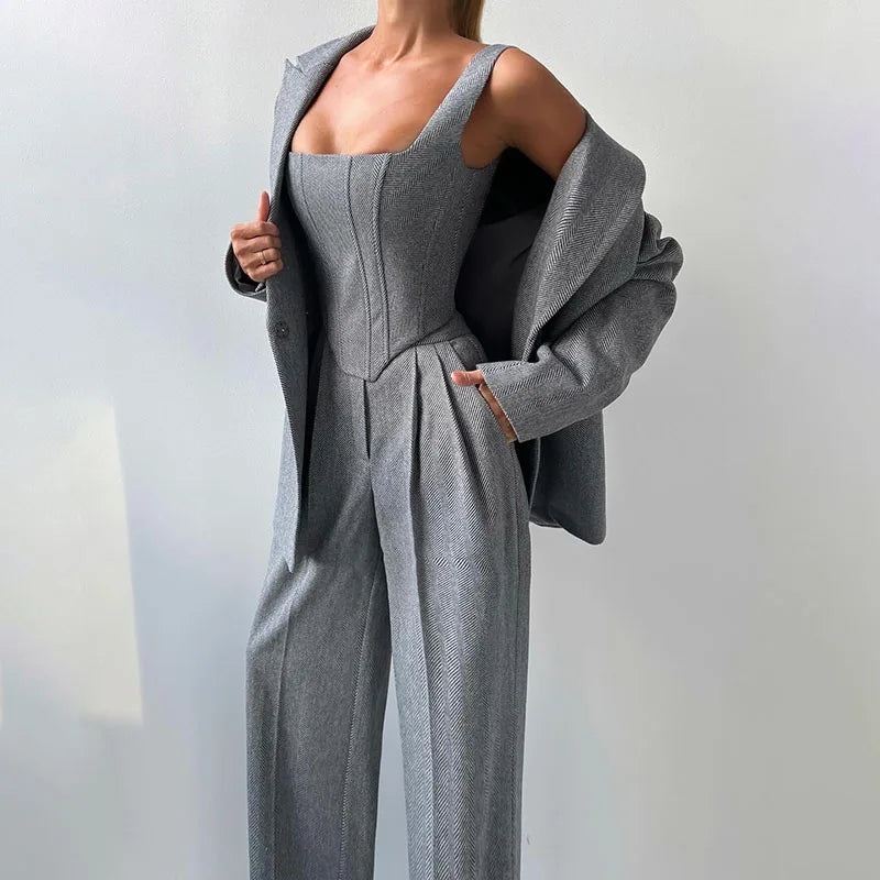 Astrid Three Pieces Tailored Set