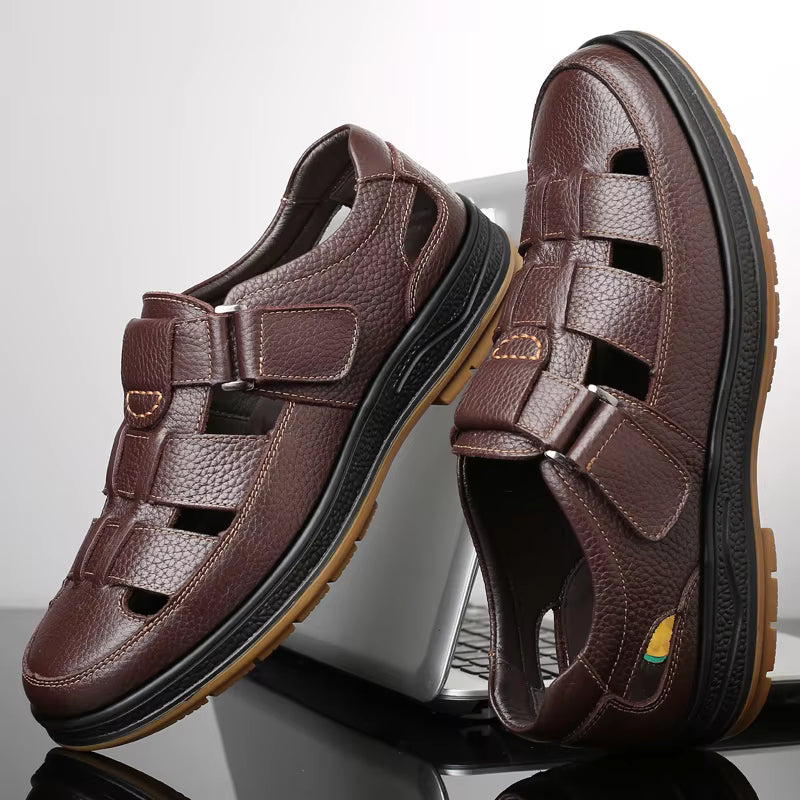 Vittorio Fisherman Leather Sandal