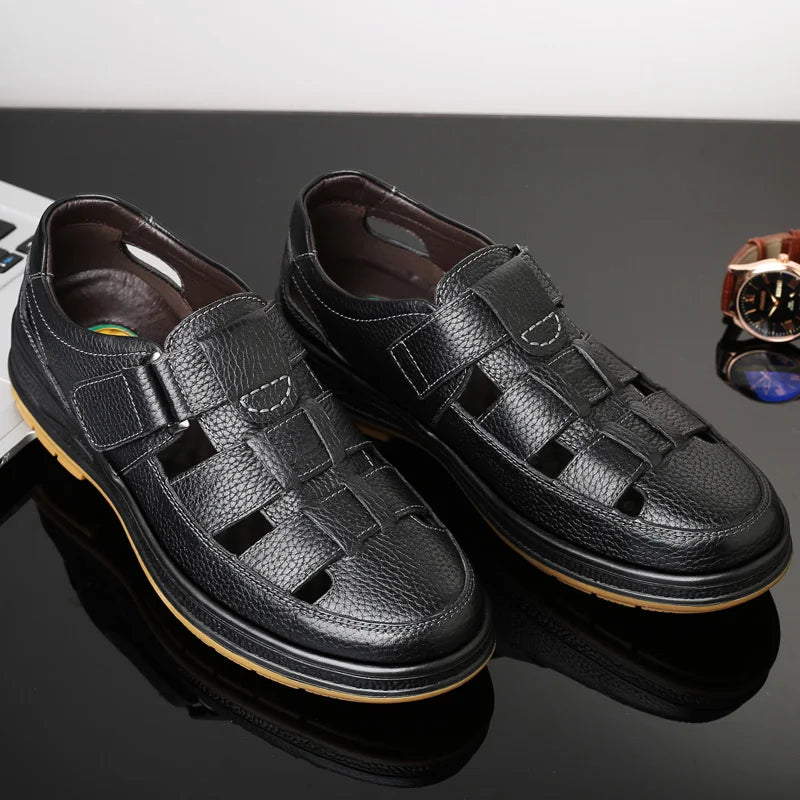 Vittorio Fisherman Leather Sandal