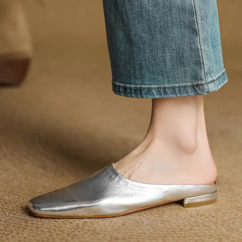 Sienna Leather Mules