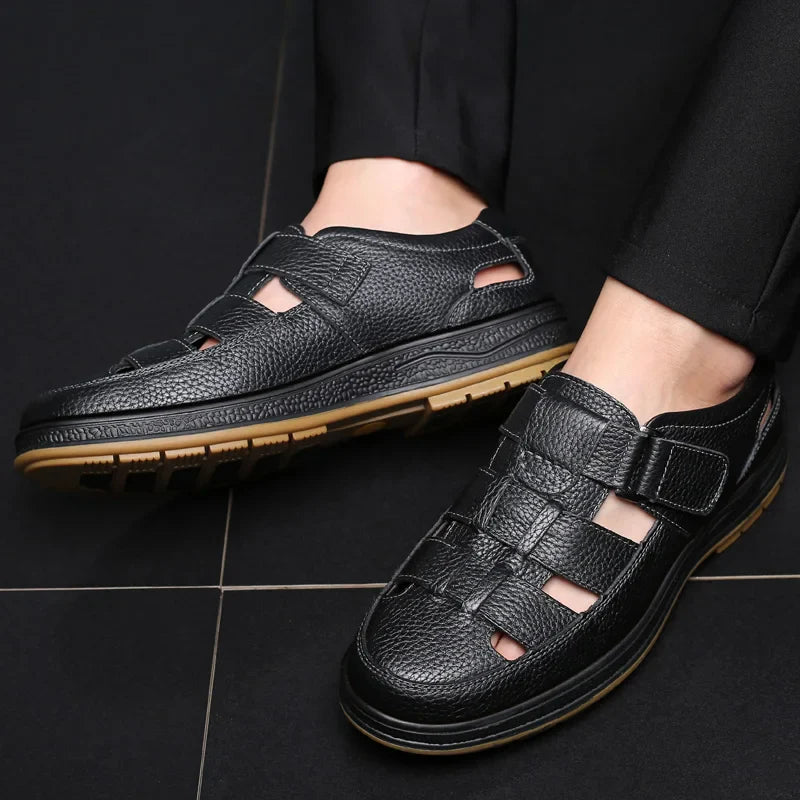 Vittorio Fisherman Leather Sandal