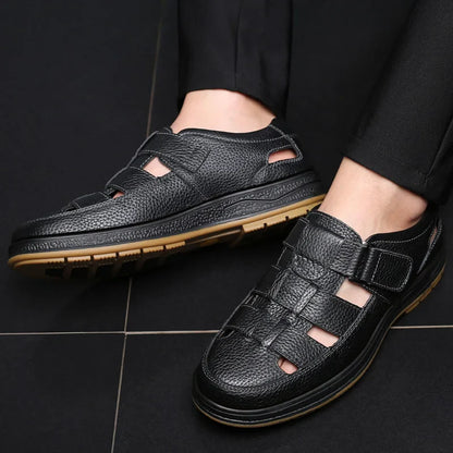 Vittorio Fisherman Leather Sandal