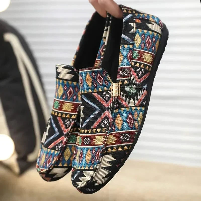 Havana Canvas Loafers