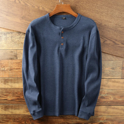 Carter Waffle Knit Henley