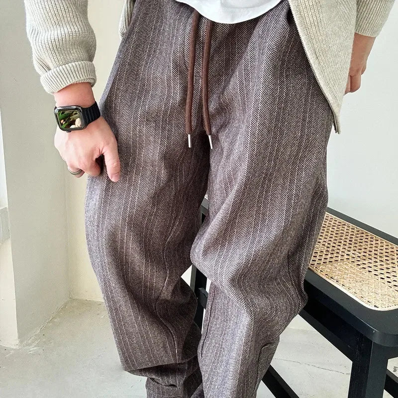 Marcus Relaxed Wool Trousers