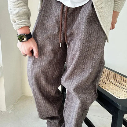 Marcus Relaxed Wool Trousers