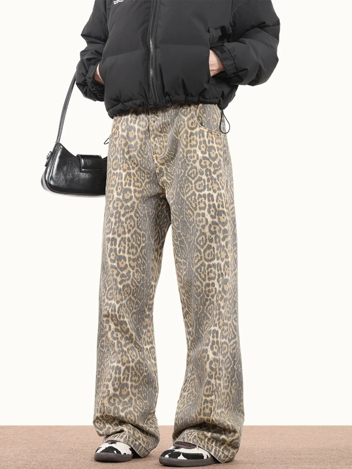 Zarella Vintage Leopard Denim