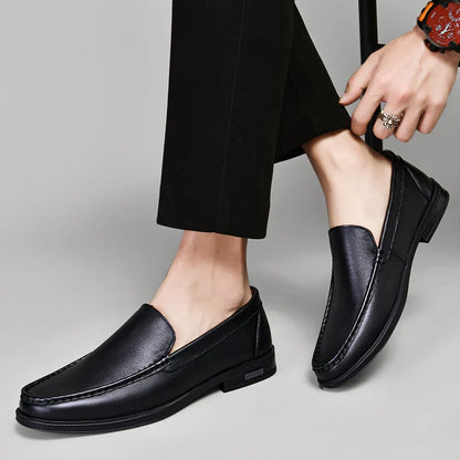 Massimo Luxe Leather Loafers